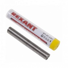 Припой с канифолью 10гр. d1.0мм Rexant 09-3101