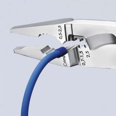 Клещи электромонтажные VDE 6-в-1 L-200мм Knipex KN-1386200