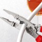 Клещи электромонтажные VDE 6-в-1 L-200мм Knipex KN-1386200