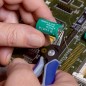 Плоскогубцы захватные прецизионные для электроники плоские широкие гладкие губки L-130мм 2-компонентные рукоятки Knipex KN-34121