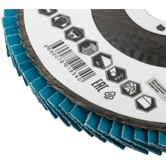 Круг лепестковый торцевой циркониевый плоский 125мм P 40 FIT 39972