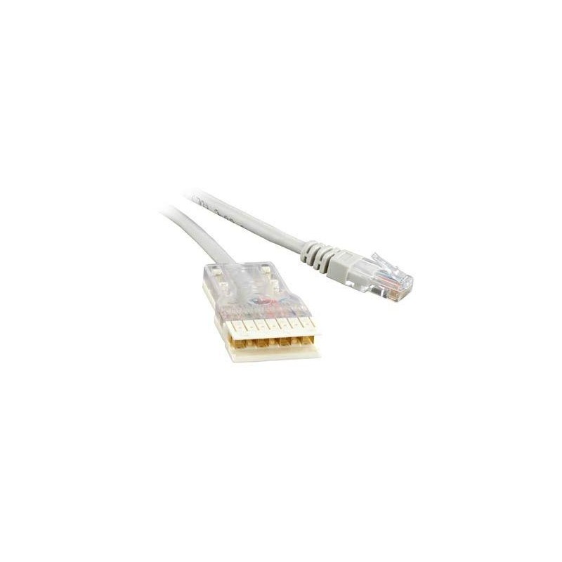Патч-корд кат.5E 110-RJ45 4 пары PC-110-RJ45-4P-C5e-2M-LSZH-GY LSZH 2м сер. Hyperline 229904 Патч-корд кат.5E 110-RJ45 4 пары PC-110-RJ45-4P-C5e-2M-LSZH-GY LSZH 2м сер. Hyperline 229904