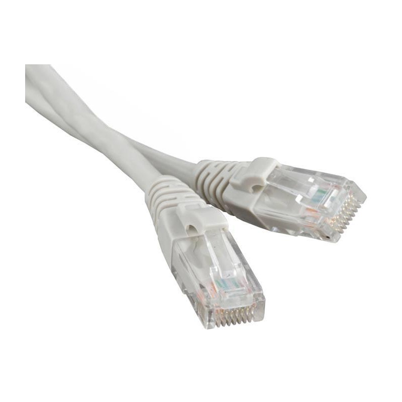 Патч-корд реверсивный кат.5E U/UTP LSZH PC-LPM-UTP-RJ45-REV-RJ45-C5e-10M-LSZH-GY 10м сер. Hyperline 230412