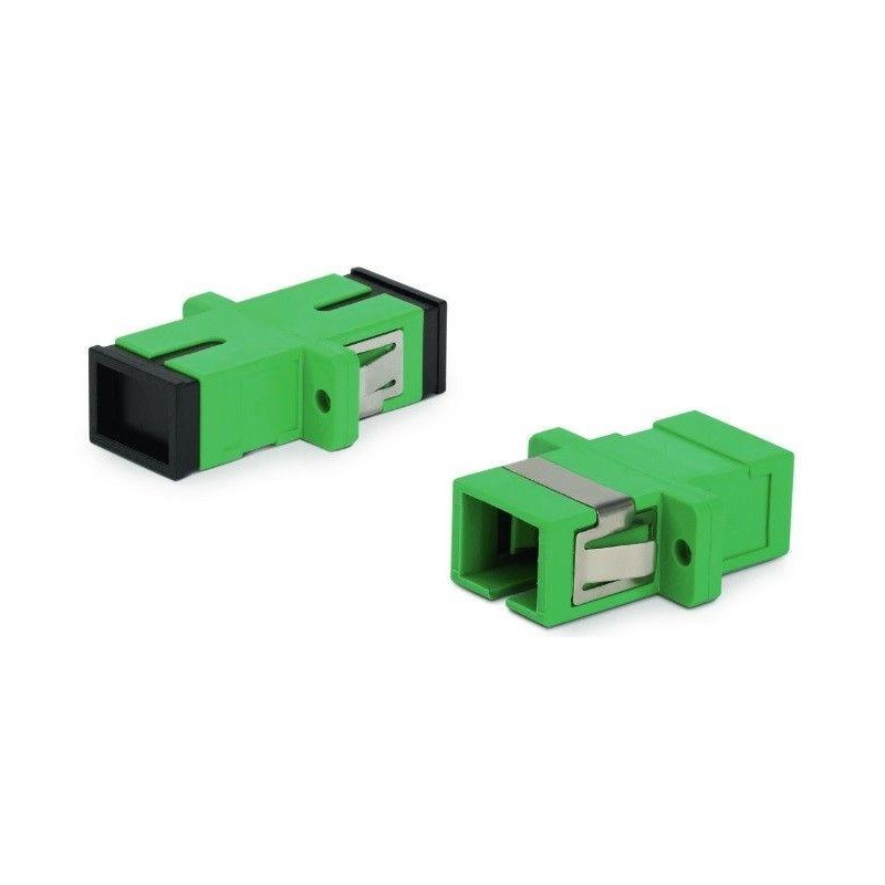 Адаптер проходной оптический FA-P11Z-SC/SC-N/BK-GN SC/APC-SC/APC SM simplex корпус пласт. зел., черн. колпачки Hyperline 242799 Адаптер проходной оптический FA-P11Z-SC/SC-N/BK-GN SC/APC-SC/APC SM simplex корпус пласт. зел., черн. колпачки Hyperline 242799