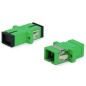Адаптер проходной оптический FA-P11Z-SC/SC-N/BK-GN SC/APC-SC/APC SM simplex корпус пласт. зел., черн. колпачки Hyperline 242799 Адаптер проходной оптический FA-P11Z-SC/SC-N/BK-GN SC/APC-SC/APC SM simplex корпус пласт. зел., черн. колпачки Hyperline 242799