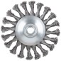 Щетка для УШМ М14 тип "Тарелка" крученая проволока 0.5мм 125мм Profi Cutop 82-530