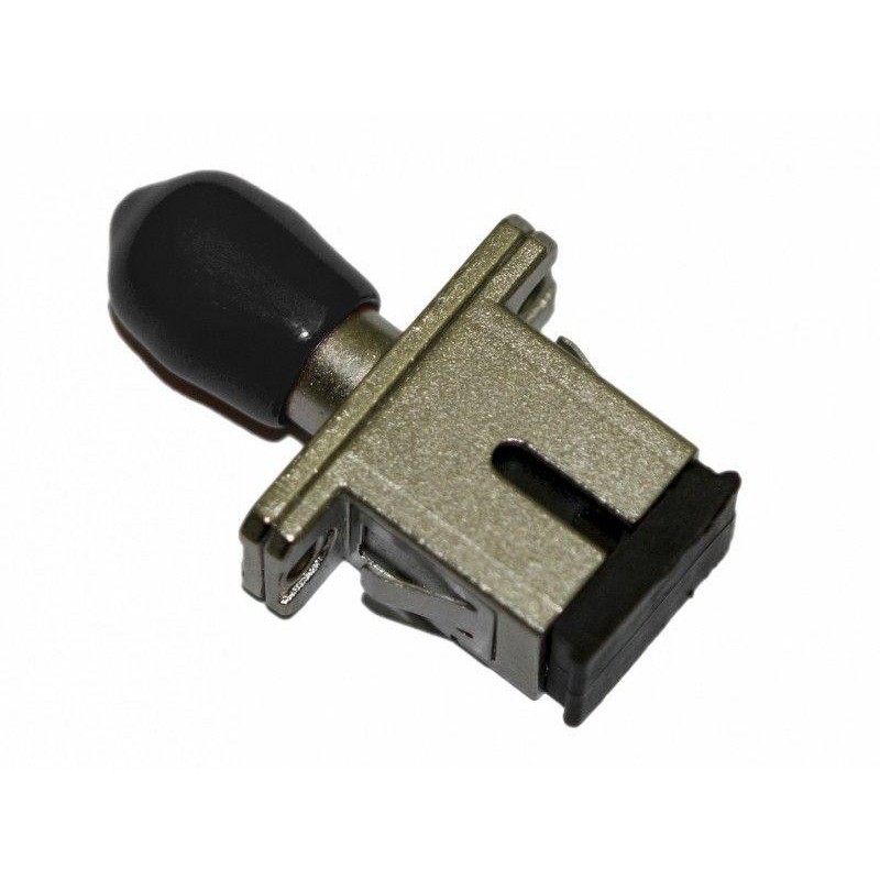 Адаптер проходной оптический FA-S11Z-SC/ST-N/BK-SL SC/UPC-ST/UPC SM/MM simplex корпус металл, черн. колпачки Hyperline 253090