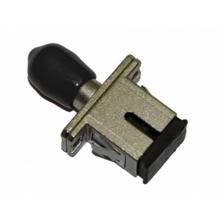 Адаптер проходной оптический FA-S11Z-SC/ST-N/BK-SL SC/UPC-ST/UPC SM/MM simplex корпус металл, черн. колпачки Hyperline 253090