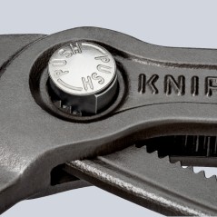 Клещи переставные с фиксатором 50мм (2дюйм) под ключ 46мм L-250мм Cr-V 2-компонентные рукоятки сер. Knipex KN-8702250