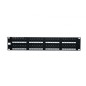 Патч-панель 19дюйм моноблочная кат.6 UTP 2U 48 портов черн. Eurolan 27B-U6-48BL