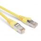 Патч-корд кат.5E F/UTP экранир. LSZH PC-LPM-STP-RJ45-RJ45-C5e-15M-LSZH-YL 15м желт. Hyperline 36337