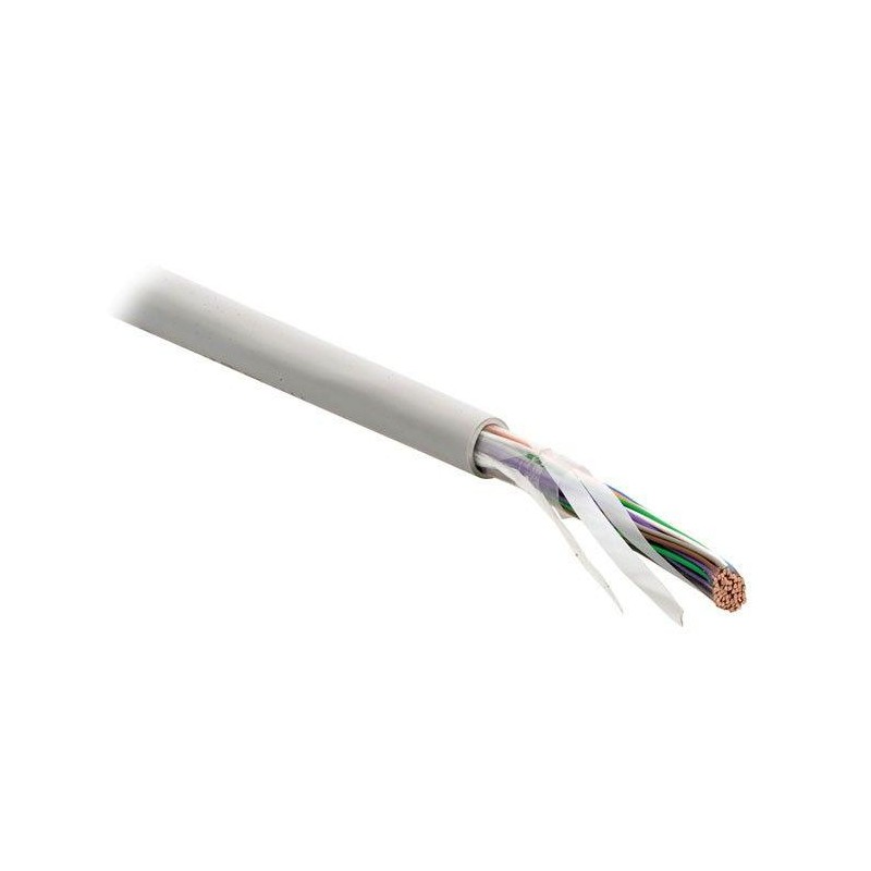 Кабель витая пара U/UTP кат.3 25 пар 26 AWG ОЖ solid PVC -20град.C -+60град.C UUTP25-C3-S26-IN-PVC-GY сер. Hyperline 36545