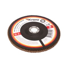 Круг лепестковый торцевой P40 180х22.2мм Kranz KR-90-0021
