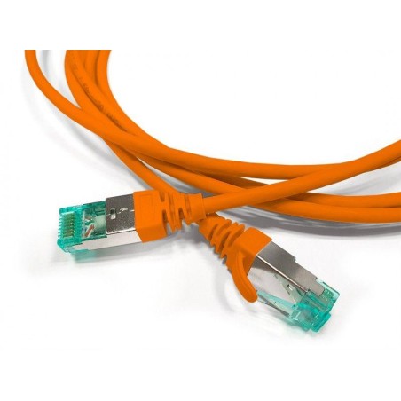 Патч-корд S/FTP экранир. кат. 6a (100% Fluke Component Tested) 30AWG LSZH 3м PC-LPT-SFTP-RJ45-RJ45-C6A-3M-LSZH-OR оранж. Hyperli
