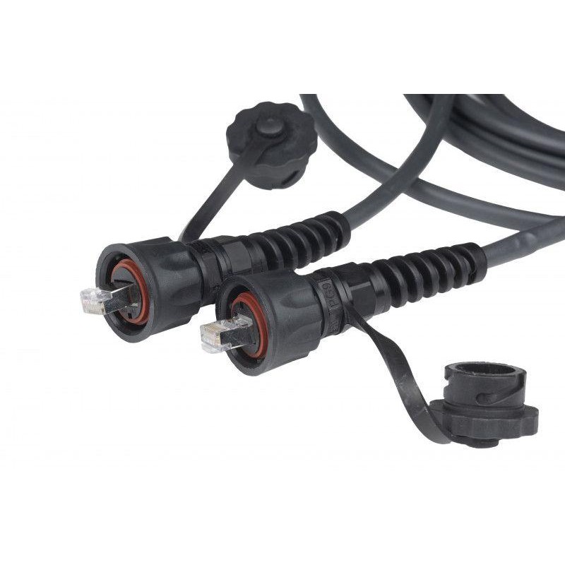Патч-корд промышленный кат.5E F/UTP экранир. IP67 PC-IE-LPM-STP-RJ45-RJ45-C5e-5M-BK с защ. крышками 5м черн. Hyperline 46807 Патч-корд промышленный кат.5E F/UTP экранир. IP67 PC-IE-LPM-STP-RJ45-RJ45-C5e-5M-BK с защ. крышками 5м черн. Hyperline 46807