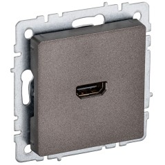 Розетка СП BRITE HDMI РHDMI-0-БрТБ механизм бронза IEK BR-H10-K45