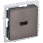 Розетка СП BRITE HDMI РHDMI-0-БрТБ механизм бронза IEK BR-H10-K45