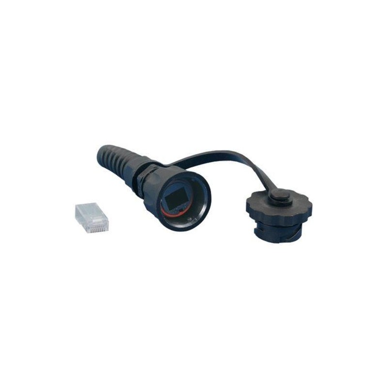 Разъем промышленный RJ45 (8P8C) под витую пару IP67 кат.5E PLUG-IE-8P8C-P-C5-SH с защ. крышкой экранир. (SH) Hyperline 47307 Разъем промышленный RJ45 (8P8C) под витую пару IP67 кат.5E PLUG-IE-8P8C-P-C5-SH с защ. крышкой экранир. (SH) Hyperline 47307