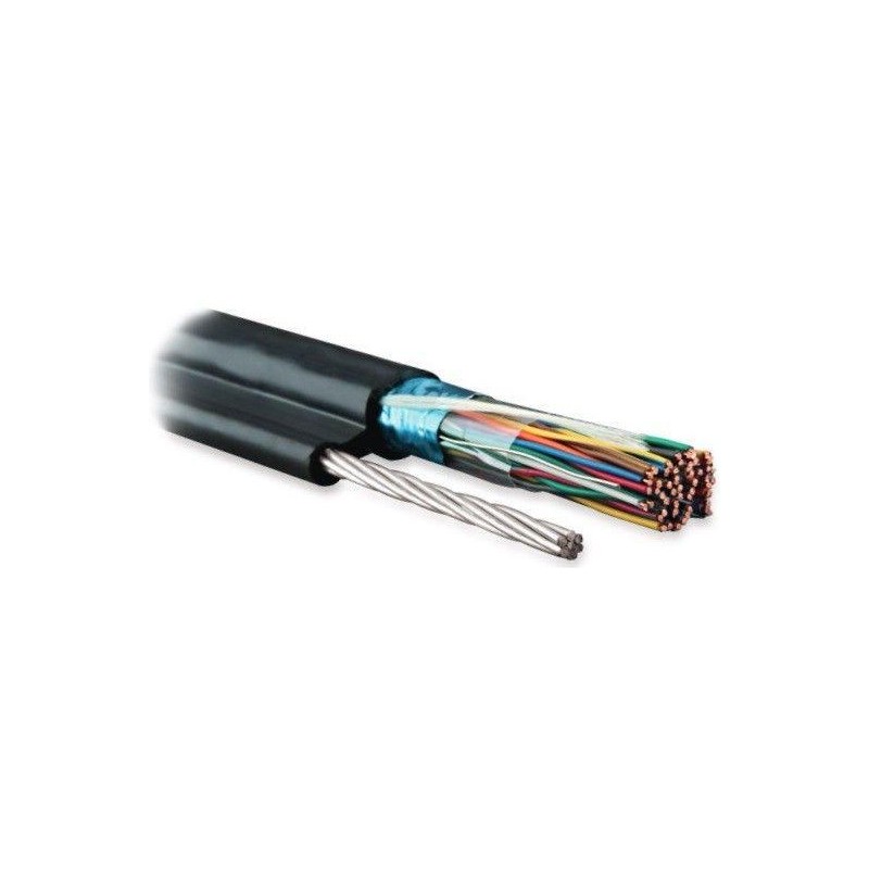 Кабель витая пара F/UTP кат.3 10 пар 24 AWG ОЖ solid экран-фольга с метал. тросом внешн. PE -40град.C- +60град.C FUTP10-C3-S24-S Кабель витая пара F/UTP кат.3 10 пар 24 AWG ОЖ solid экран-фольга с метал. тросом внешн. PE -40град.C- +60град.C FUTP10-C3-S24-S