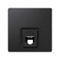 Розетка телефонная ОП Simon73 Loft RJ12 графит Simon 73481-62 Розетка телефонная ОП Simon73 Loft RJ12 графит Simon 73481-62
