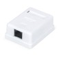 Розетка компьютерная 1-м ОП WR-WS-8P8C-C5E-1 RJ45 кат.5E неэкранир. Dual IDC бел. WRline 505215 Розетка компьютерная 1-м ОП WR-WS-8P8C-C5E-1 RJ45 кат.5E неэкранир. Dual IDC бел. WRline 505215