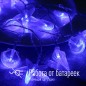 Гирлянда светодиодная "Морская" (ракушки звезды раковины) 20LED 2.9+0.3м акрил син. КОСМОС KOC_GIR-B113