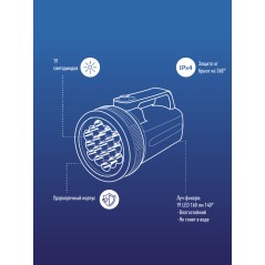 Фонарь Классика 860 LED (19Led 4хR20) Космос KOC860LED
