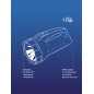 Фонарь аккумуляторный BASIC 1LED 5Вт зарядка 220В КОСМОС KOCAc9105WLED