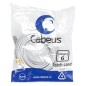 Патч-корд F/UTP кат.6 2xRJ45/8p8c экранир. LSZH 20м сер. Cabeus 7915c
