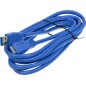 Кабель micro USB 3.0 B (m) USB A(m) 3м син. (блист.) NINGBO 841910