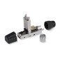 Коннектор 8P8C-SH-C6+ -TWP с фиксатором кабеля и колпачком RJ-45(8P8C) под витую пару категория до 6a экран. для ож кабеля для т