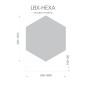 Светильник светодиодный RVE-LBX-HEXA-746-VG 52Вт 4000К 746х652х110мм шестиугольник встраив. под шпаклевку бел. RVElektro RVE0000 Светильник светодиодный RVE-LBX-HEXA-746-VG 52Вт 4000К 746х652х110мм шестиугольник встраив. под шпаклевку бел. RVElektro RVE0000
