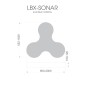 Светильник светодиодный RVE-LBX-SONAR-746-VG 41Вт 4000К 746х690х110мм спинер встраив. под шпаклевку бел. RVElektro RVE00003595