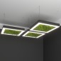 Светильник светодиодный RVE-LBX-MOSS-HOLE-BOX-800-P 81Вт 4000К 800х800х100мм подвесной шир. рассеив.-80мм бел. RVElektro RVE0000