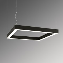Светильник светодиодный RVE-LBX-HOLE-BOX-1400-P 147Вт 4000К 1400х1400х100мм подвесной шир. рассеив.-80мм бел. RVElektro RVE00000