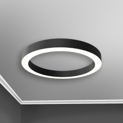 Светильник светодиодный RVE-LBX-HOLE-RING-800-N 62Вт 4000К 800х800х100мм накладной шир. рассеив.-80мм бел. RVElektro RVE00001277
