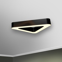 Светильник светодиодный RVE-LBX-HOLE-TRIO-SOFT-600-N 46Вт 4000К 600х534х100мм накладной шир. рассеив.-80мм бел. RVElektro RVE000