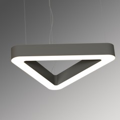 Светильник светодиодный RVE-LBX-HOLE-TRIO-SOFT-1500-P 114Вт 4000К 1500х1335х100мм подвесной шир. рассеив.-80мм бел. RVElektro RV