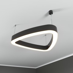Светильник светодиодный RVE-LBX-HOLE-LITUS-900-P 70Вт 4000К 900х855х70мм подвесной шир. рассеив.-50мм бел. RVElektro RVE00000812