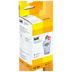 Датчик движения ДД 045 E27 60Вт угол обз. 360град. 6м IP20 бел. IEK LDD10-045-60-001