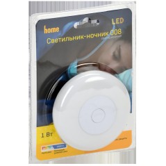 Светильник-ночник 008 круг RGB+бел. 220В IEK LDNN0-008-RD-P-03-S-K01
