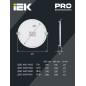 Светильник светодиодный ДВО 1605 12Вт 4000К IP20 встраив. круг бел. IEK LDVO0-1605-1-12-K02 Светильник светодиодный ДВО 1605 12Вт 4000К IP20 встраив. круг бел. IEK LDVO0-1605-1-12-K02