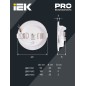 Светильник светодиодный ДВО 1612 9Вт 4000К IP20 встраив. круг бел. IEK LDVO0-1612-09-4000-K01
