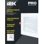 Светильник светодиодный ДВО 1625 18Вт 4000К IP20 встраив. со стекл. квадр. IEK LDVO0-1625-18-4000-K01