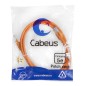 Патч-корд U/UTP кат.5E 2xRJ45/8p8c неэкранир. LSZH 1.5м оранж. Cabeus 9522c