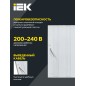 Светильник светодиодный ДВО 6572-P 45Вт 6500К 595х595х20 универс. рассеив. призма с драйвером панель IEK LDVO2-6572-45-6500-K01