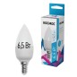 Лампа светодиодная 6.5Вт свеча 4500К бел. E14 220В КОСМОС LkecLED6.5wCNE1445