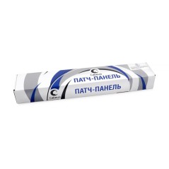 Патч-панель 19дюйм 0.5U 24 порта RJ45 кат.5E Dual IDC PLHD-24-Cat.5e-Dual-180-0.5U 180град. высокой плотн. с задн. кабельн. орга