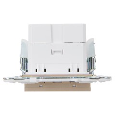 Розетка USB A+C 3.1А SKANDY SK-R14Sa песочн. IEK SK-U22-D31-K98