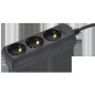Удлинитель 3х3м с заземл. 10А IP20 У03 250В ПВС 3х1 черн. GENERICA WYP10-10-03-03-Z-K02-G Удлинитель 3х3м с заземл. 10А IP20 У03 250В ПВС 3х1 черн. GENERICA WYP10-10-03-03-Z-K02-G